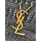 Replica AAA Borsa tote Icare YSL Saint Laurent con intreccio rafia Nero Replica Perfetta Borsa tote Icare YSL Saint Laurent con intreccio rafia Nero Imitazione Falsa