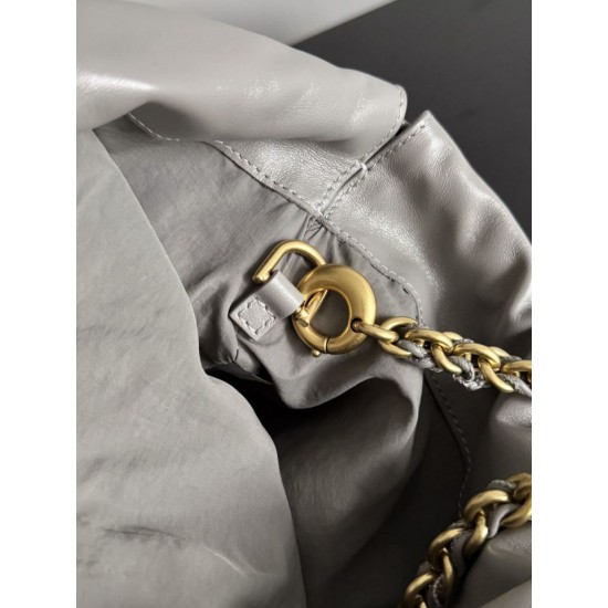 Replica Perfetta Pochette Notte Bottega Veneta Dustbag Grigio Imitazione Falsa