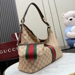 Replica AAA Borsa tote grande Gucci Giglio A008NS tela GG marrone Replica Perfetta Borsa tote grande Gucci Giglio A008NS tela GG marrone Imitazione Falsa