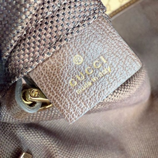 Replica AAA Borsa tote grande Gucci Giglio A008NS tela GG marrone Replica Perfetta Borsa tote grande Gucci Giglio A008NS tela GG marrone Imitazione Falsa
