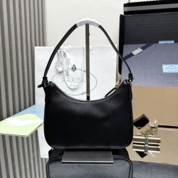 Replica AAA Borsa Prada Re-Edition 2005 Saffiano nera Replica Perfetta Borsa Prada Re-Edition 2005 Saffiano nera Imitazione Falsa
