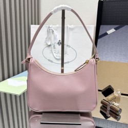 Replica Perfetta Borsa Prada Re-Edition 2005 Saffiano Rosa Imitazione Falsa