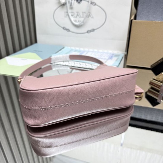 Replica AAA Borsa Prada Re-Edition 2005 Saffiano Rosa Replica Perfetta Borsa Prada Re-Edition 2005 Saffiano Rosa Imitazione Falsa