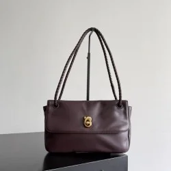 Replica Perfetta Borsa a tracolla piccola BV Bottega Veneta Madison Borgogna Imitazione Falsa