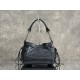 Replica AAA Borsa a secchiello Balenciaga Le City nera Replica Perfetta Borsa a secchiello Balenciaga Le City nera Imitazione Falsa