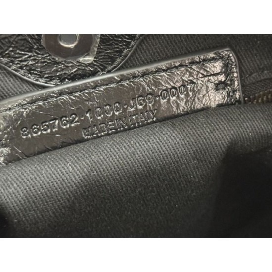 Replica AAA Borsa a secchiello Balenciaga Le City nera Replica Perfetta Borsa a secchiello Balenciaga Le City nera Imitazione Falsa