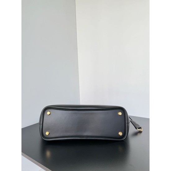 Replica AAA Borsa tote media Balenciaga Bel Air nera Replica Perfetta Borsa tote media Balenciaga Bel Air nera Imitazione Falsa
