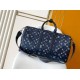 Replica Perfetta 163c01 LV Keepall Bandoulière 50 Borsa da viaggio M28836 Blu Imitazione Falsa