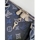 Replica Perfetta 163c01 LV Keepall Bandoulière 50 Borsa da viaggio M28836 Blu Imitazione Falsa