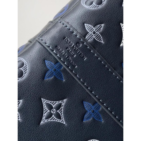 Replica Perfetta 163c01 LV Keepall Bandoulière 50 Borsa da viaggio M28836 Blu Imitazione Falsa