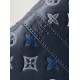 Replica Perfetta 163c01 LV Keepall Bandoulière 50 Borsa da viaggio M28836 Blu Imitazione Falsa