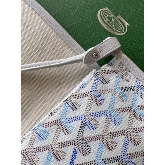 Replica AAA Portafoglio Goyard Plumet Tela Goyardine Bianco Replica Perfetta Portafoglio Goyard Plumet Tela Goyardine Bianco Imitazione Falsa