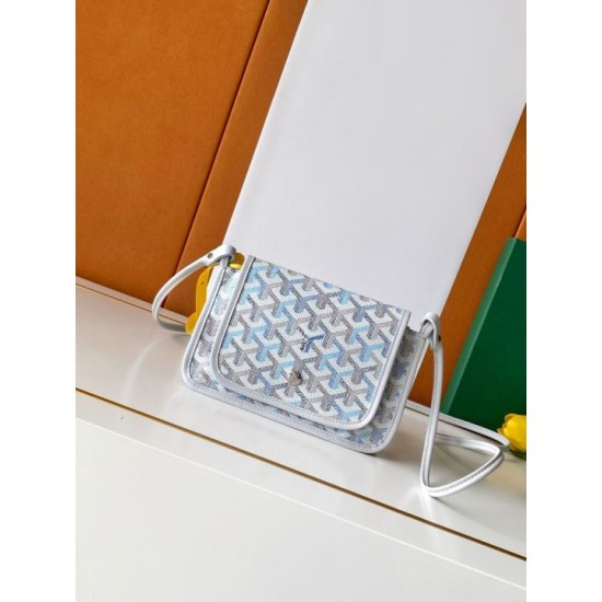 Replica AAA Portafoglio Goyard Plumet Tela Goyardine Bianco Replica Perfetta Portafoglio Goyard Plumet Tela Goyardine Bianco Imitazione Falsa
