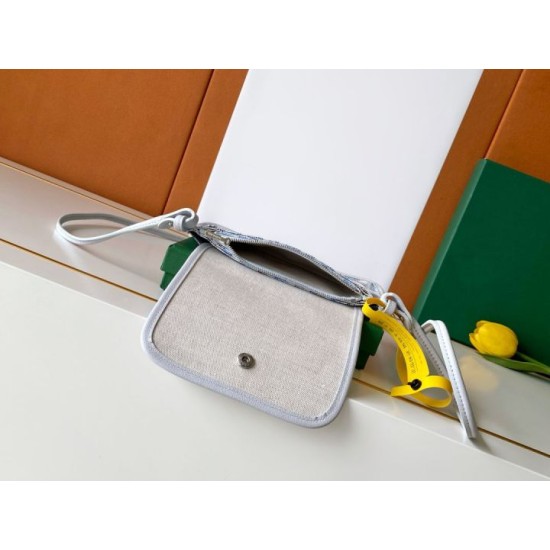 Replica AAA Portafoglio Goyard Plumet Tela Goyardine Bianco Replica Perfetta Portafoglio Goyard Plumet Tela Goyardine Bianco Imitazione Falsa