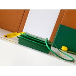 Replica AAA Portafoglio Goyard Plumet Tela Goyardine verde Replica Perfetta Portafoglio Goyard Plumet Tela Goyardine verde Imitazione Falsa