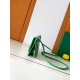 Replica Perfetta Portafoglio Goyard Plumet Tela Goyardine verde Imitazione Falsa