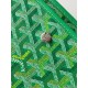 Replica Perfetta Portafoglio Goyard Plumet Tela Goyardine verde Imitazione Falsa