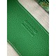 Replica Perfetta Portafoglio Goyard Plumet Tela Goyardine verde Imitazione Falsa