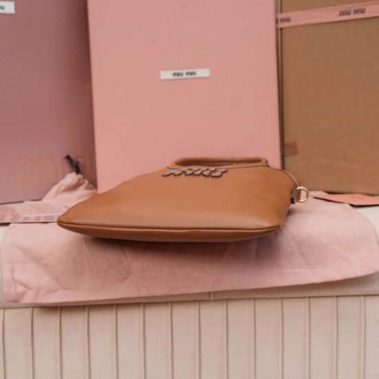 Replica AAA Borsa tote Miu Miu Ivy 5BA281 marrone Replica Perfetta Borsa tote Miu Miu Ivy 5BA281 marrone Imitazione Falsa
