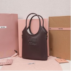 Replica AAA Borsa tote Miu Miu Ivy 5BA281 caffè Replica Perfetta Borsa tote Miu Miu Ivy 5BA281 caffè Imitazione Falsa