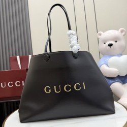 Replica Perfetta Borsa tote grande Gucci NY A00B4R nera Imitazione Falsa