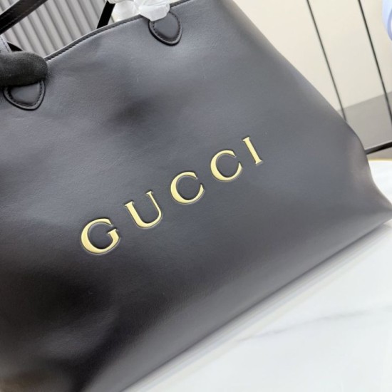 Replica AAA Borsa tote grande Gucci NY A00B4R nera Replica Perfetta Borsa tote grande Gucci NY A00B4R nera Imitazione Falsa