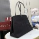 Replica AAA Borsa tote grande Gucci NY A00B4R tela GG nera Replica Perfetta Borsa tote grande Gucci NY A00B4R tela GG nera Imitazione Falsa