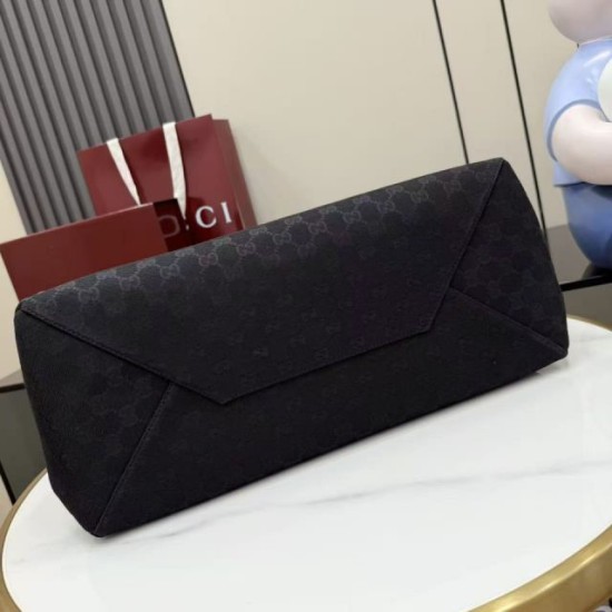Replica AAA Borsa tote grande Gucci NY A00B4R tela GG nera Replica Perfetta Borsa tote grande Gucci NY A00B4R tela GG nera Imitazione Falsa