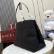 Replica AAA Borsa tote grande Gucci NY A00B4R tela GG nera Replica Perfetta Borsa tote grande Gucci NY A00B4R tela GG nera Imitazione Falsa