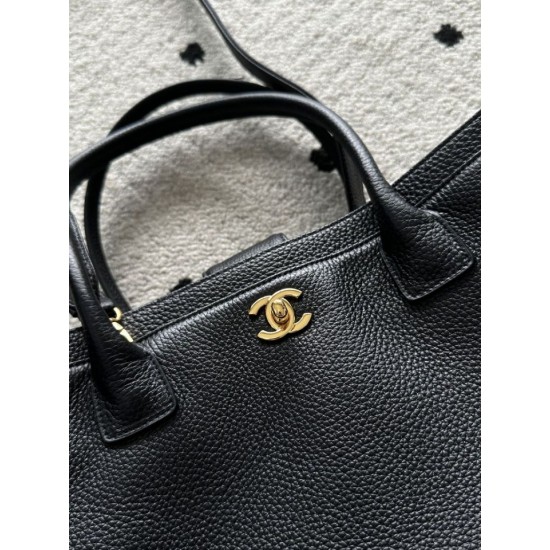 Replica AAA Borsa tote Chanel Cerf Executive nera Replica Perfetta Borsa tote Chanel Cerf Executive nera Imitazione Falsa
