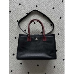 Replica Perfetta Borsa tote Chanel Cerf Executive Rossa/Nero Imitazione Falsa