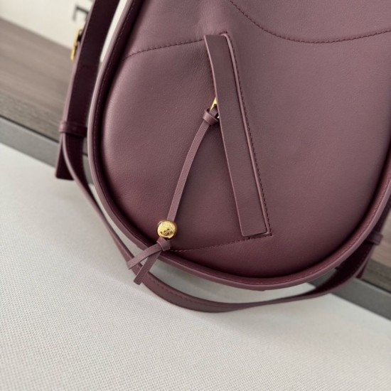 Replica AAA Borsa Loewe Hammock Slice Borgogna Replica Perfetta Borsa Loewe Hammock Slice Borgogna Imitazione Falsa