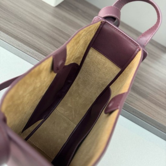 Replica AAA Borsa Loewe Hammock Slice Borgogna Replica Perfetta Borsa Loewe Hammock Slice Borgogna Imitazione Falsa