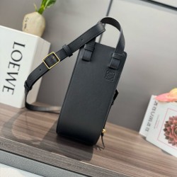 Replica AAA Borsa Loewe Hammock Slice nera Replica Perfetta Borsa Loewe Hammock Slice nera Imitazione Falsa