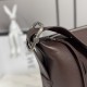 Replica Perfetta Borsa a tracolla grande Loewe Loop marrone Imitazione Falsa