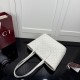 Replica Perfetta Borsa Gucci Tribeca con motivo logo GG traforato bianco Imitazione Falsa