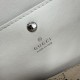 Replica Perfetta Borsa Gucci Tribeca con motivo logo GG traforato bianco Imitazione Falsa