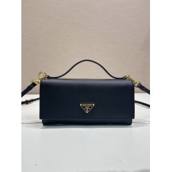 Copia Perfetta Mini borsa a tracolla Prada 1MT042 Nero Imitazione Falsa