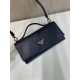 Replica AAA Mini borsa a tracolla Prada 1MT042 Nero Copia Perfetta Mini borsa a tracolla Prada 1MT042 Nero Imitazione Falsa
