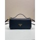 Replica AAA Mini borsa a tracolla Prada 1MT042 Nero Copia Perfetta Mini borsa a tracolla Prada 1MT042 Nero Imitazione Falsa