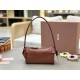Replica AAA Borsa a tracolla Hobo Miu Miu Ribbon 5NE029 Marrone Copia Perfetta Borsa a tracolla Hobo Miu Miu Ribbon 5NE029 Marrone Imitazione Falsa