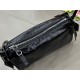 Replica AAA Borsa a tracolla Hobo Miu Miu Ribbon 5NE029 Nero Copia Perfetta Borsa a tracolla Hobo Miu Miu Ribbon 5NE029 Nero Imitazione Falsa