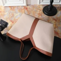 Replica AAA Borsa tote YSL Saint Laurent Y marrone Copia Perfetta Borsa tote YSL Saint Laurent Y marrone Imitazione Falsa