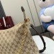 Replica AAA Borsa a tracolla piccola Gucci A006OA Lady Lunetta GG Marrone Copia Perfetta Borsa a tracolla piccola Gucci A006OA Lady Lunetta GG Marrone Imitazione Falsa