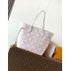 Replica AAA Borsa tote LV Neverfull MM beige Copia Perfetta Borsa tote LV Neverfull MM beige Imitazione Falsa