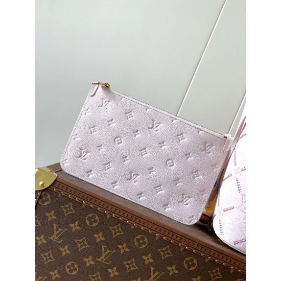 Replica AAA Borsa tote LV Neverfull MM beige Copia Perfetta Borsa tote LV Neverfull MM beige Imitazione Falsa