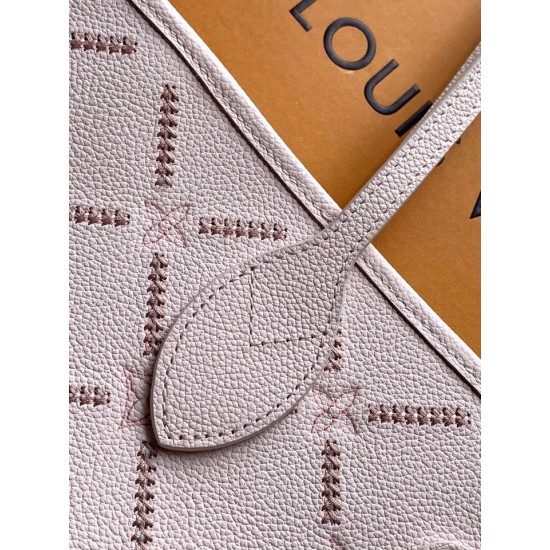 Replica AAA Borsa tote LV Neverfull MM beige Copia Perfetta Borsa tote LV Neverfull MM beige Imitazione Falsa
