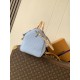 Replica AAA Borsa Louis Vuitton Speedy Soft 30 M89688 struzzo blu Copia Perfetta Borsa Louis Vuitton Speedy Soft 30 M89688 struzzo blu Imitazione Falsa