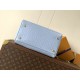 Replica AAA Borsa Louis Vuitton Speedy Soft 30 M89688 struzzo blu Copia Perfetta Borsa Louis Vuitton Speedy Soft 30 M89688 struzzo blu Imitazione Falsa