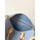 Replica AAA Borsa Louis Vuitton Speedy Soft 30 M89688 struzzo blu Copia Perfetta Borsa Louis Vuitton Speedy Soft 30 M89688 struzzo blu Imitazione Falsa